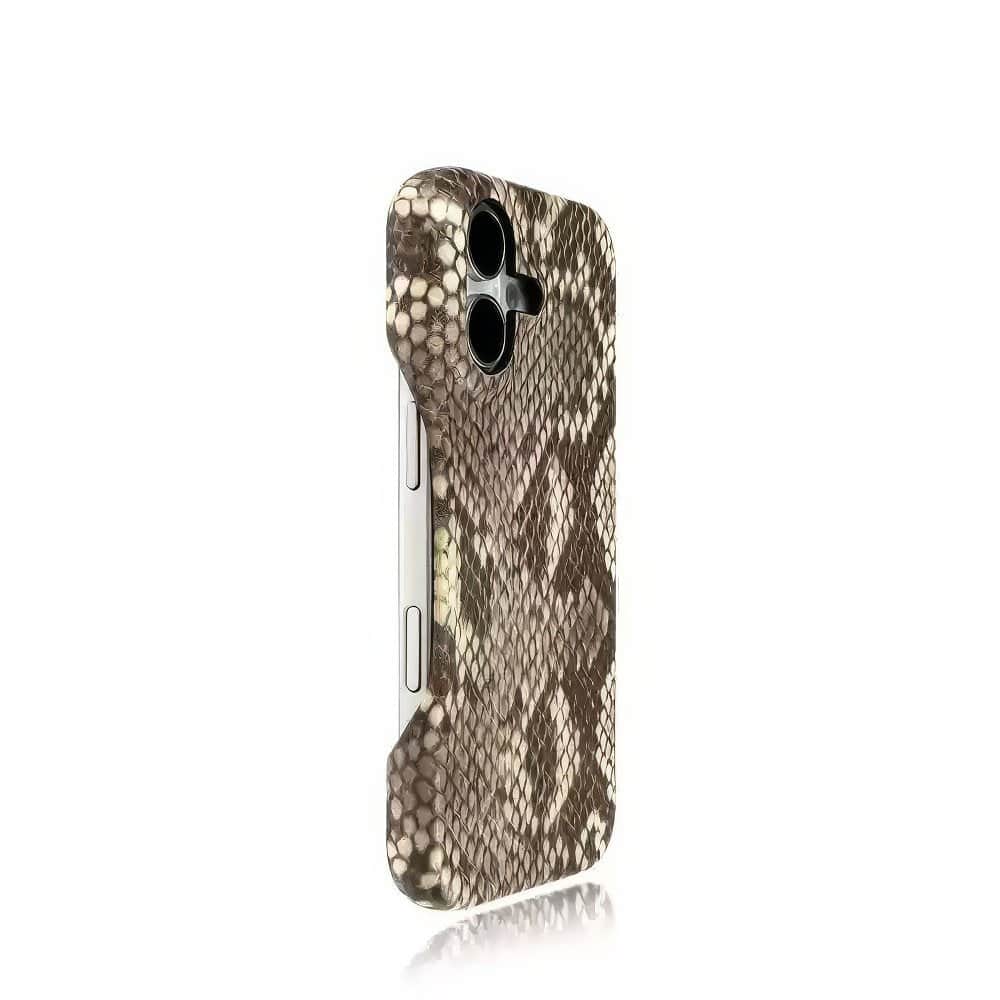 Croc Textured Deluxe ShockProof iPhone Case iPhone 11 / Khaki