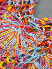 Crochet Fringe Beach Cover Up