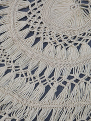 Crochet Fringe Beach Cover Up