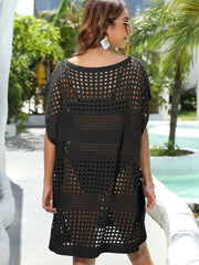 Crochet Knit Beach Cover Up Dress