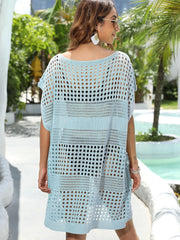 Crochet Knit Beach Cover Up Dress