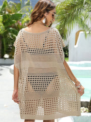 Crochet Knit Beach Cover Up Dress