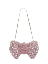 Crystal Rhinestone Bow Decor Luxury Purse