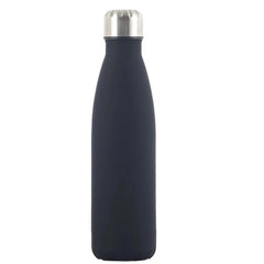 Custom insulated water bottle for hot and cold drinks, ideal wedding and bridesmaid gifts black / white text