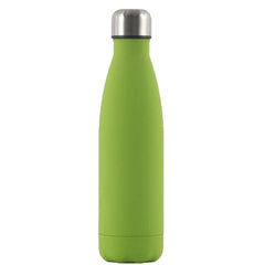 Custom insulated water bottle for hot and cold drinks, ideal wedding and bridesmaid gifts green / white text