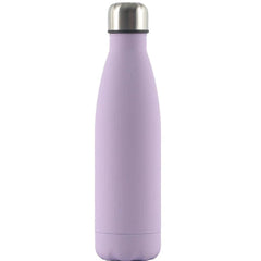 Custom insulated water bottle for hot and cold drinks, ideal wedding and bridesmaid gifts lavender / white text