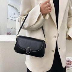 Cute Flap Crossbody Shoulder Leather Handbag