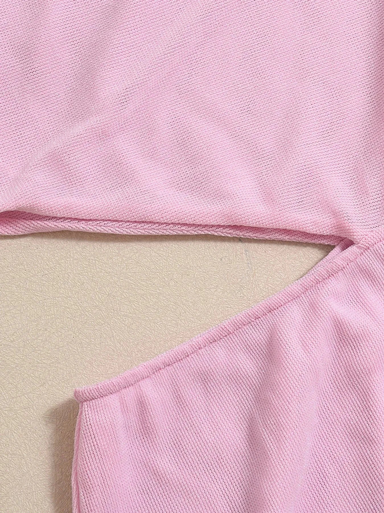 Cutout Single Shoulder Mini Dress