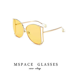 D-Shaped Oversized Sunglasses