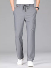 Men's lightweight casual pants with a drawstring waist.