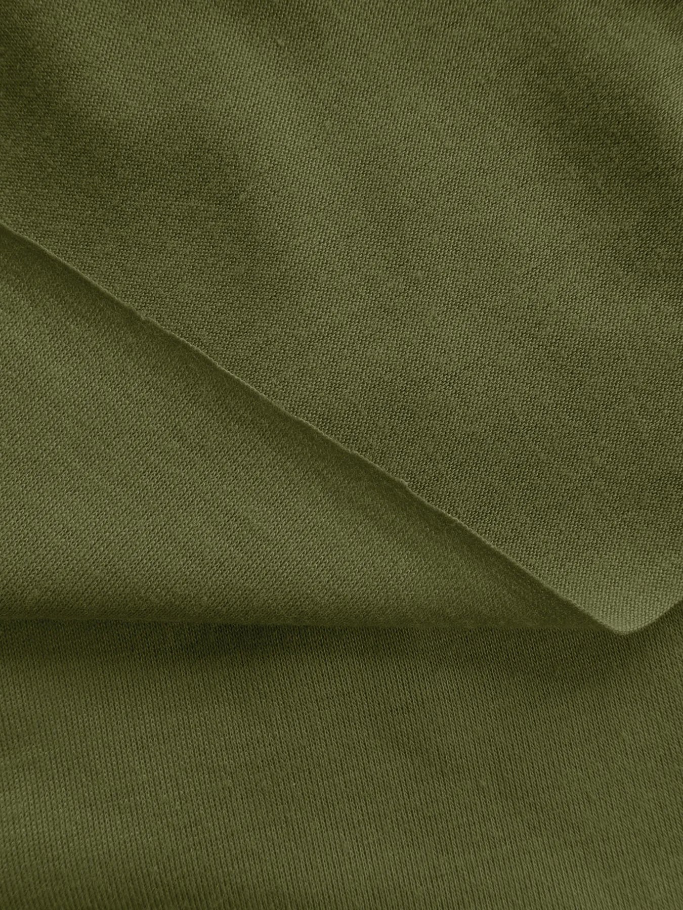 Deep V-Neck Cropped T-Shirt