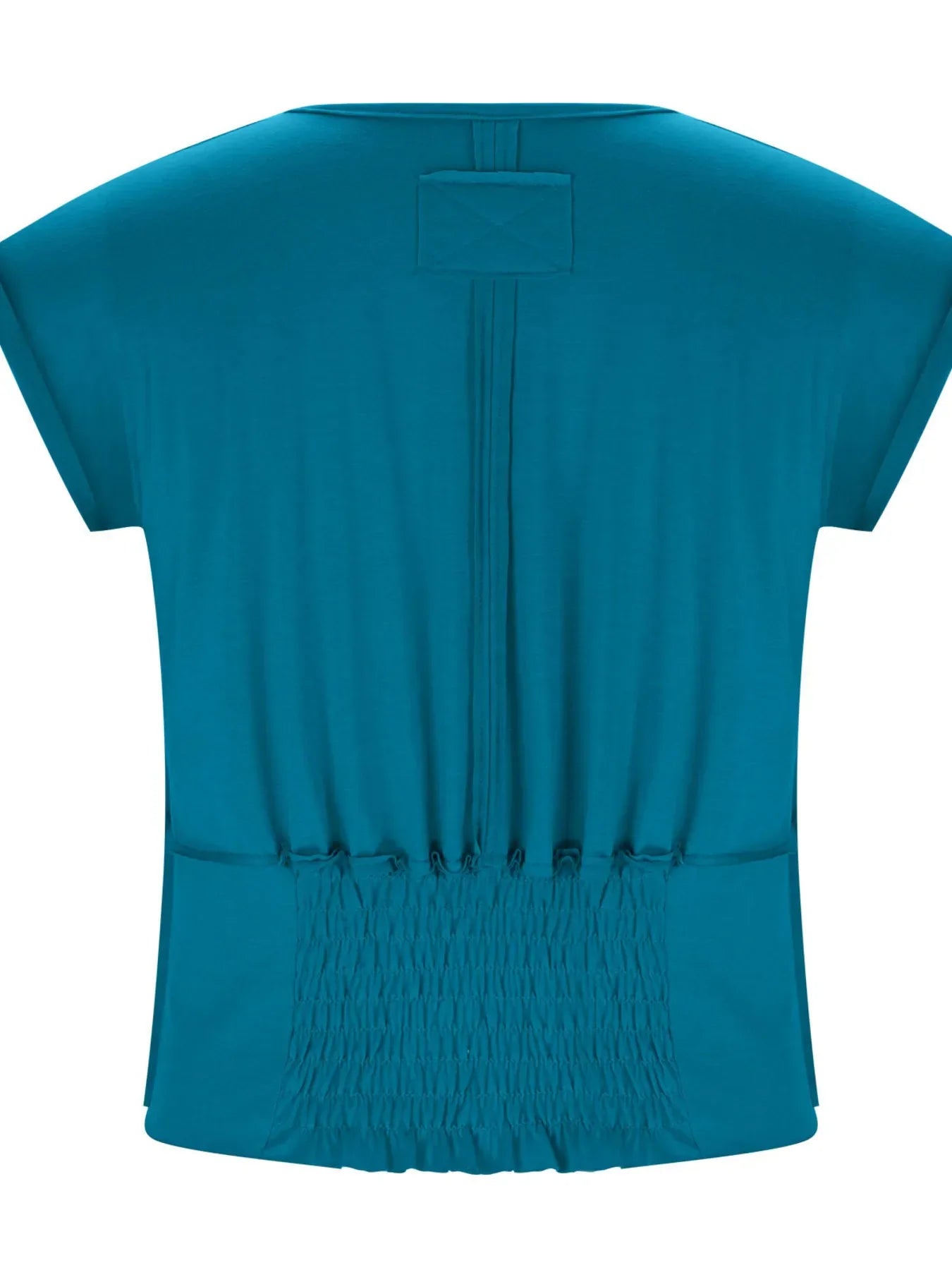 Deep V-Neck Cropped T-Shirt