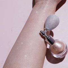 Diamond Highlighter Powder Spray: Waterproof, High Gloss Glitter, Body Bronzer, Face Contour Illuminator - Makeup Rose Gold