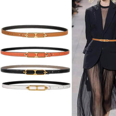 Double-Sided Women's Thin Belt