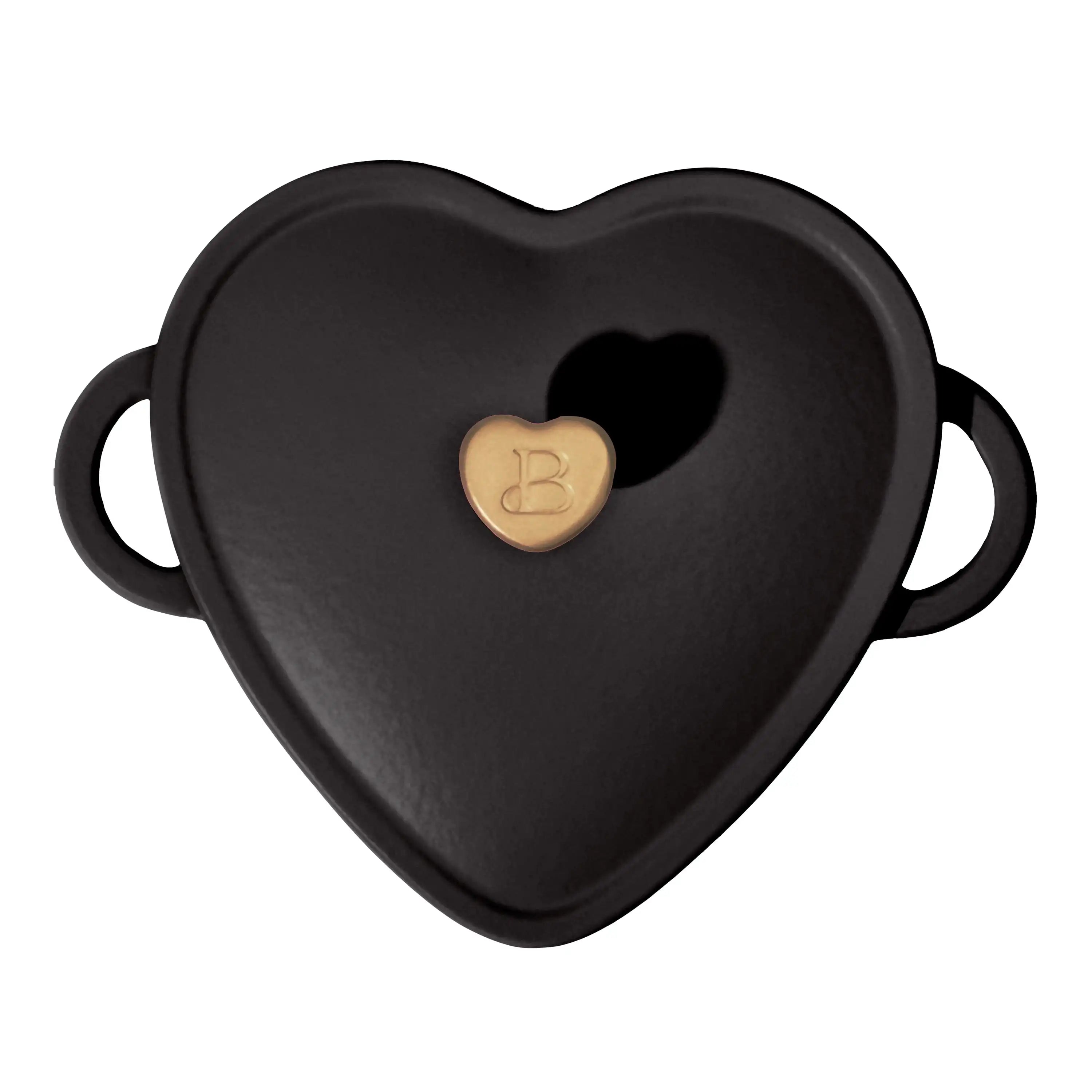 Drew Barrymore Pink Champagne 2QT Cast Iron Heart Dutch Oven cookware