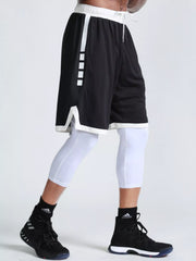 Men's quick-dry active shorts with pockets.