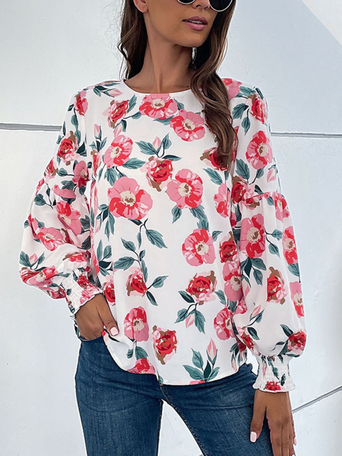 perfee-floral-long-puff-sleeve-round-neck-blouse-01