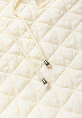 Conjunto de top y pantalones cortos con capucha y acolchado con cordón