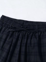 mens-plaid-wide-leg-drawstring-shorts-03