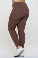 Leggings de cintura alta con forro polar de tamaño completo Yelete