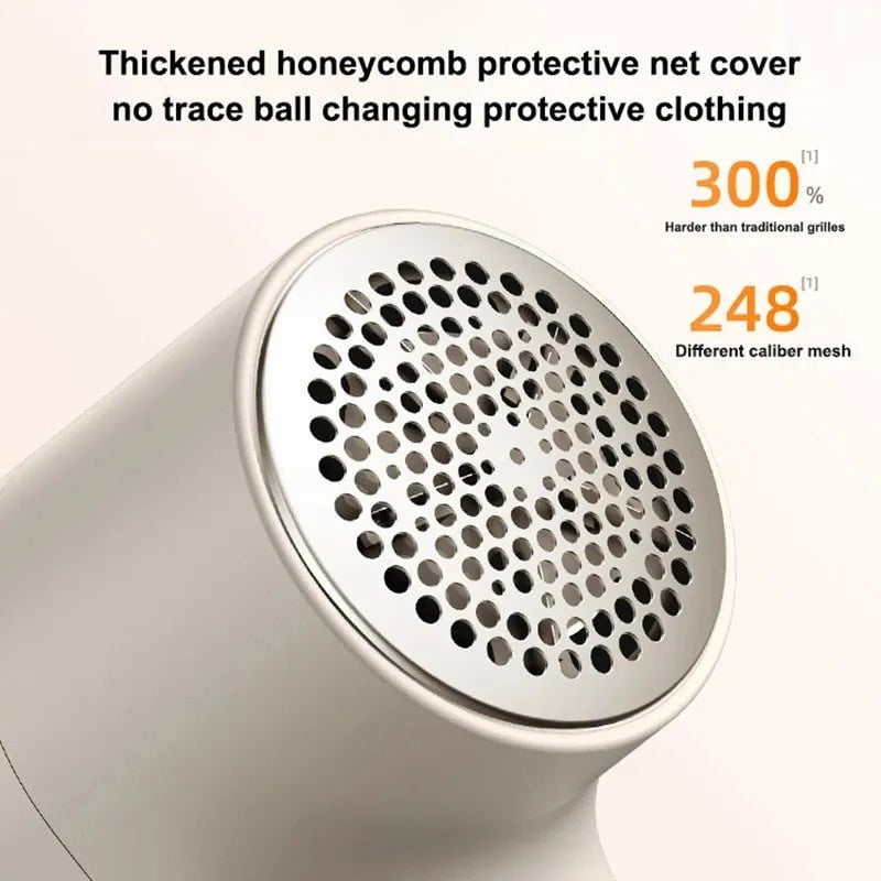 Electric Hairball Trimmer - LED Display Fabric Lint Remover, USB Charging, Portable, Professional, Fast, Household