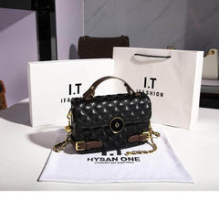 Elegant Rhombus Chain Crossbody Handbag