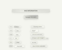 Emerson Small Leather Tote Bag Gray