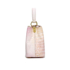 Exquisite Crocodile Print Leather Crossbody Purse