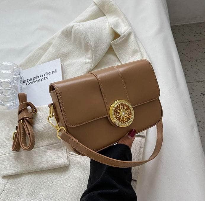 Exquisite Mini Crossbody Handbag Tan