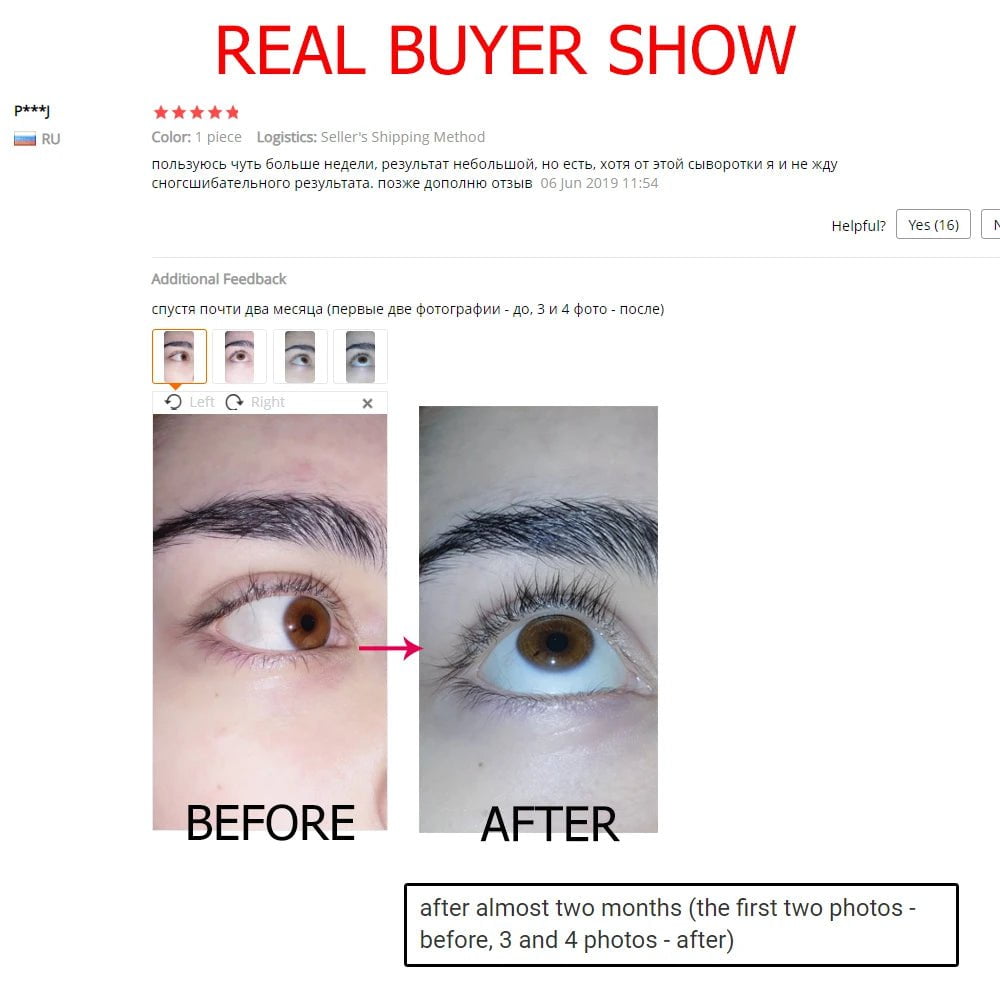 Eyelash Growth Serum Essence For Eyelashes Enhancer Lengthening Thicker 3ml 1 piece