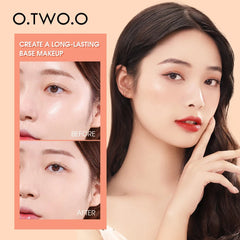 Face Setting Powder: Cushion Compact, Oil-Control, 3 Colors Matte, Smooth Finish - Concealer Makeup Pressed Powder