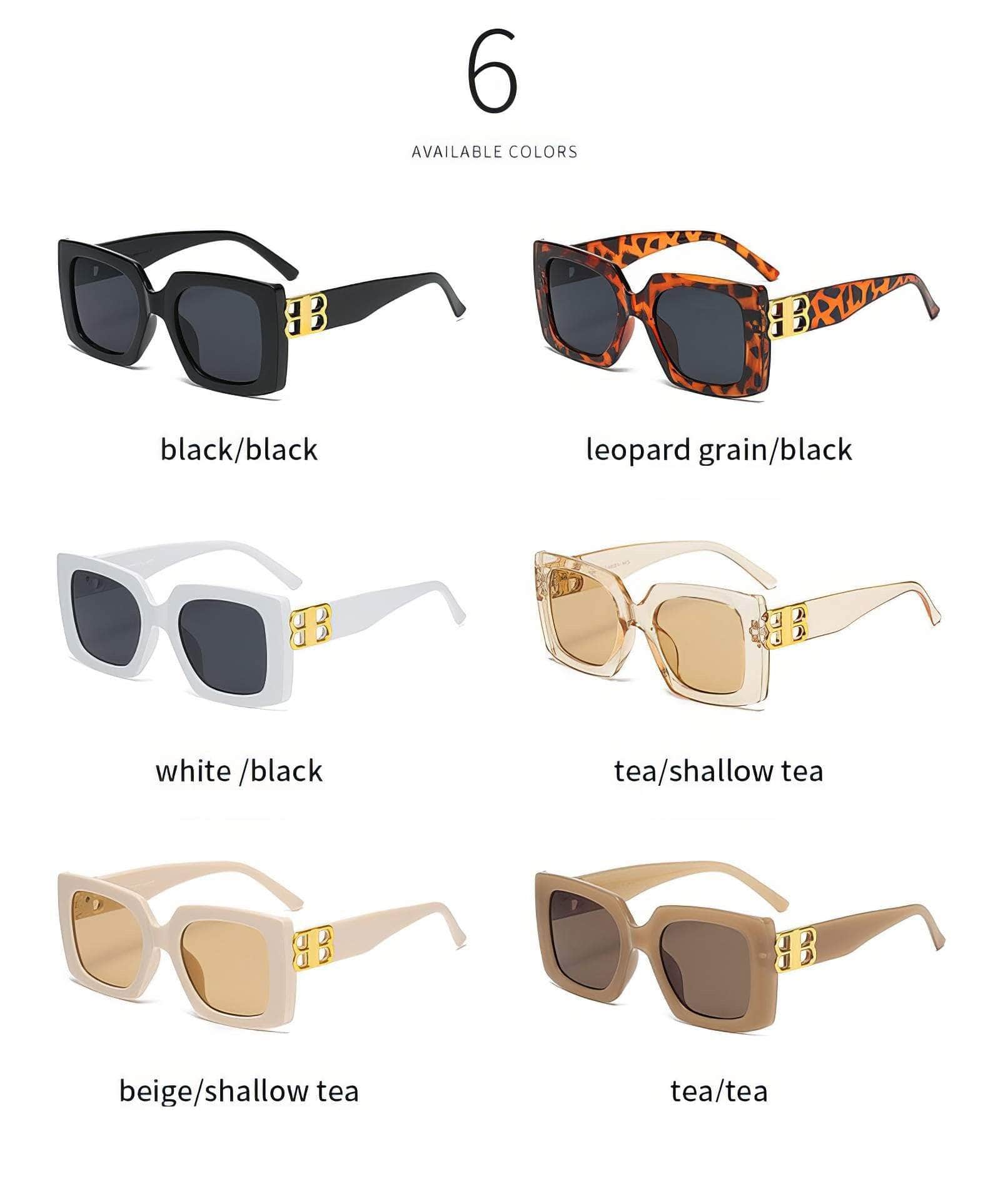 Fashion Large Frame Sunglasses