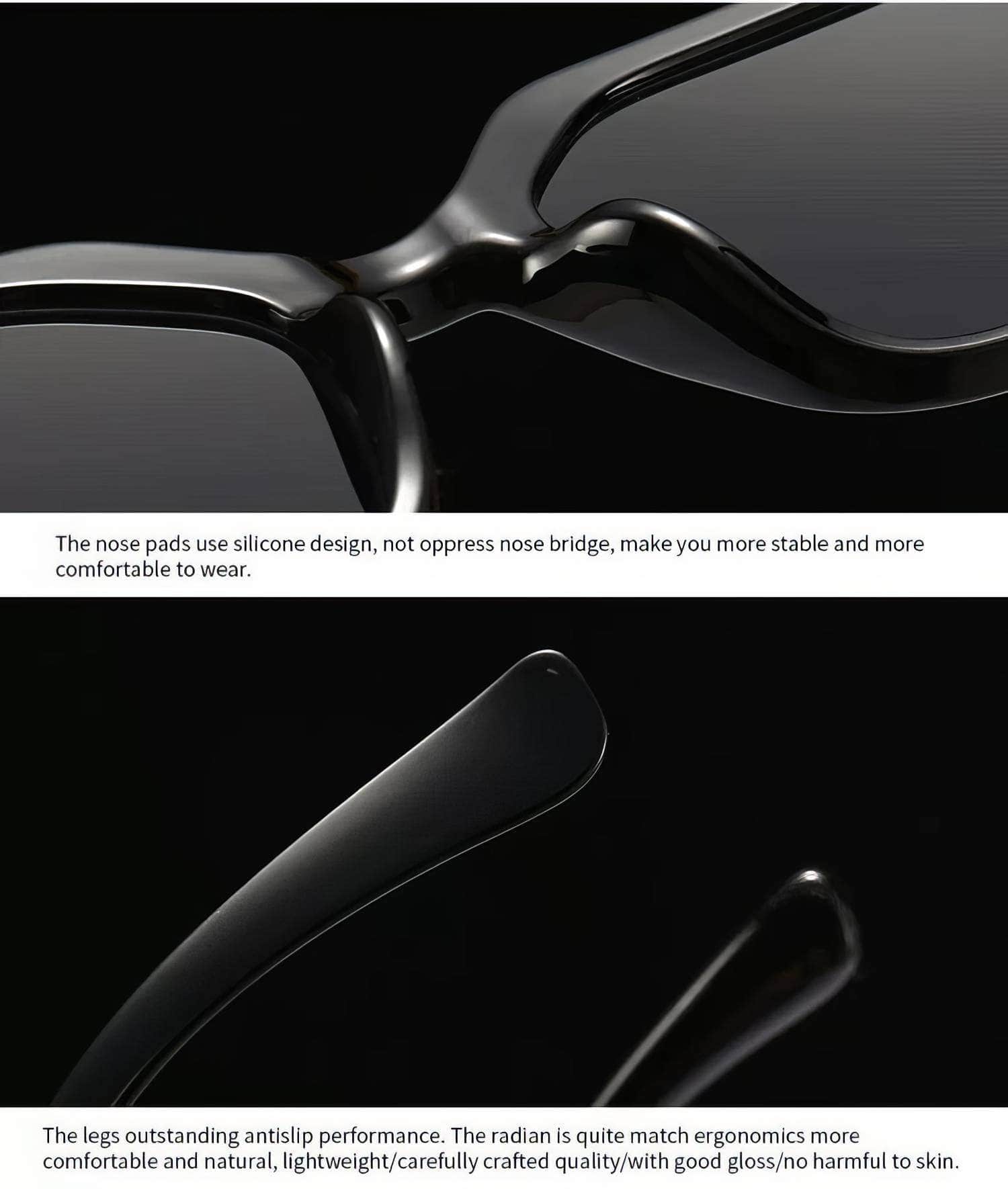 Fashion Square T-Frame Sunglasses