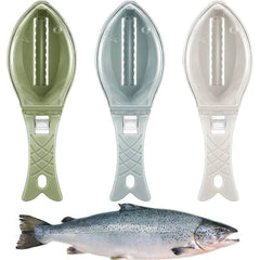 Fish scaler: fast, no mess fish descaler tool, scraper, skin brush