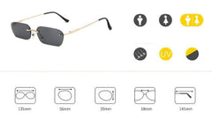 Flat Top Square Sunglasses