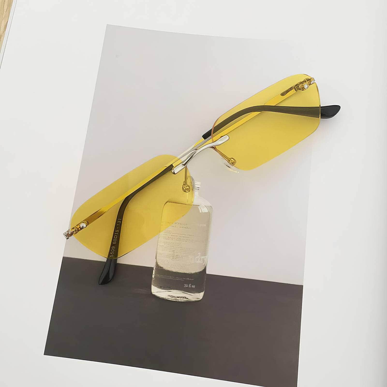 Flat Top Square Sunglasses