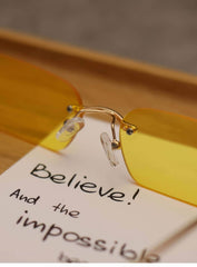 Flat Top Square Sunglasses