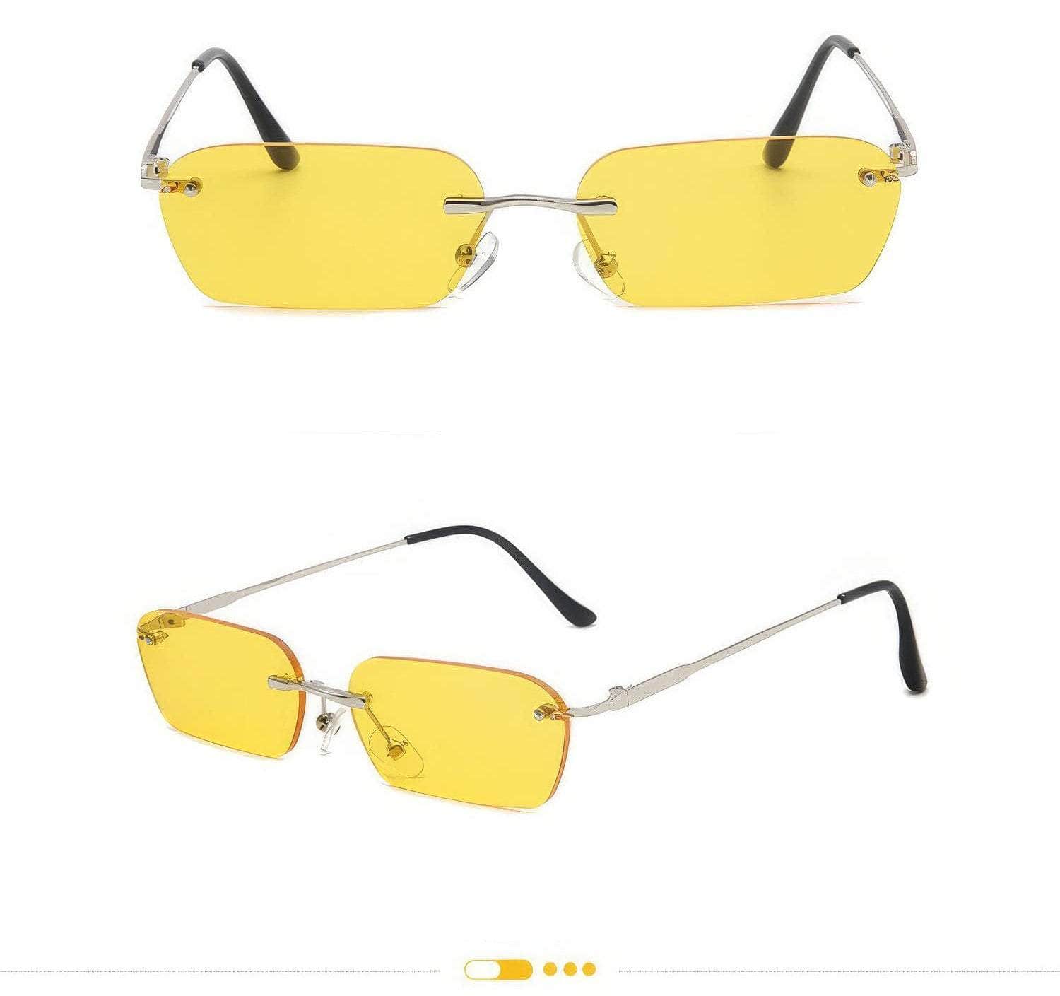 Flat Top Square Sunglasses