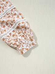 Floral Button Down Long Sleeve Shirt