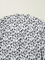 Floral Button Down Long Sleeve Shirt