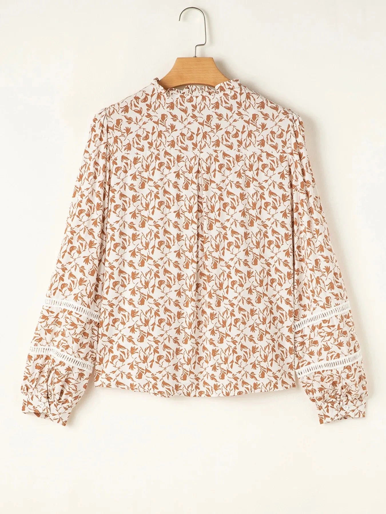 Floral Button Down Long Sleeve Shirt