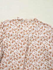 Floral Button Down Long Sleeve Shirt