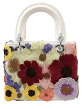 Floral Embroidered Multicolor Handbag Multicolor