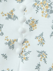 Floral Halter Neck Mini Dress