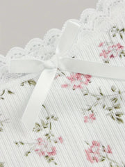 Floral Lace Trim Cami