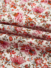 Floral Long Sleeve Button Down Blouse