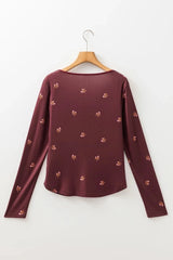 Floral Long Sleeve T-Shirt