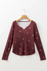 Floral Long Sleeve T-Shirt