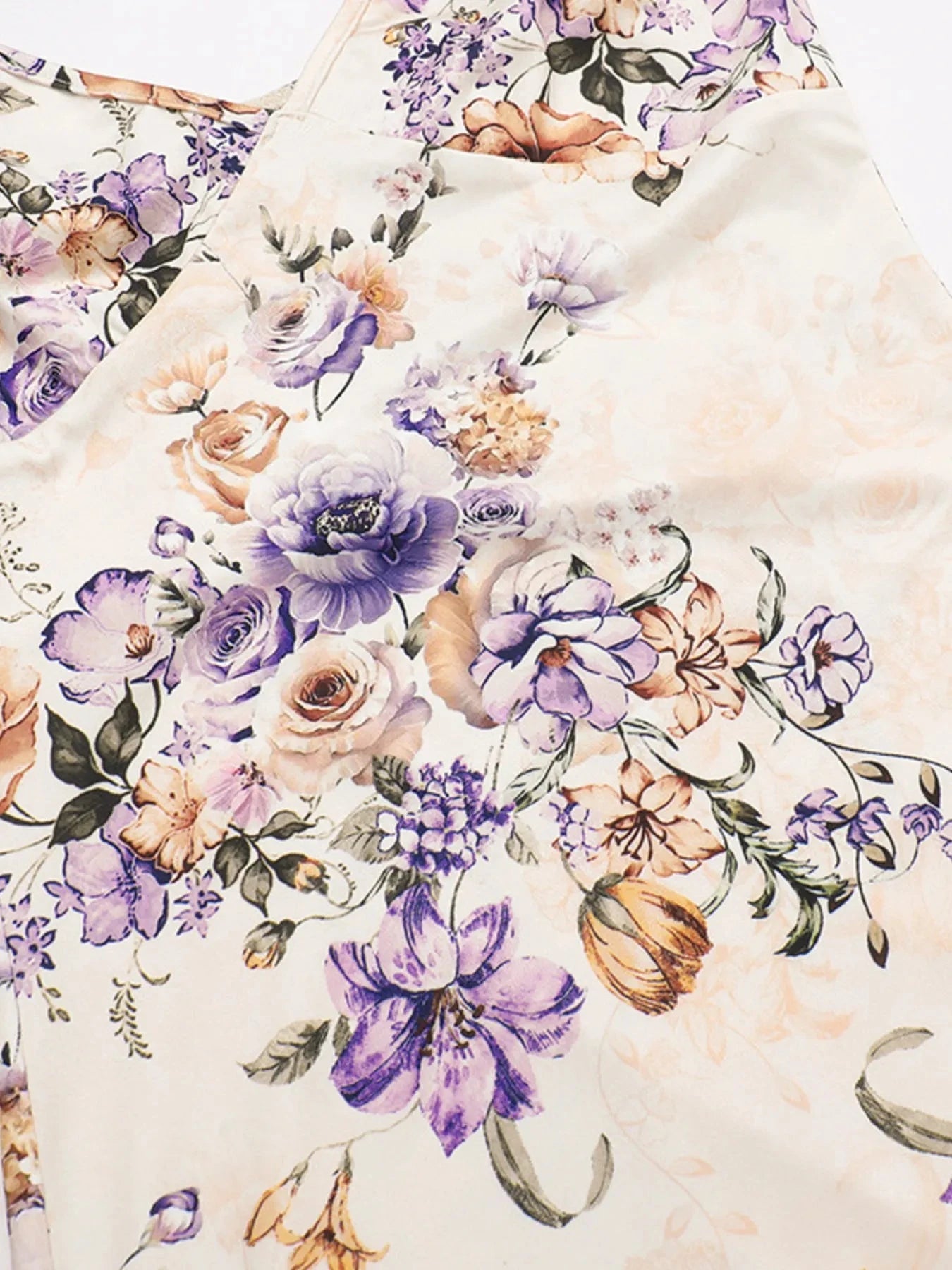 Floral Print Bodycon Maxi Dress with Spaghetti Straps