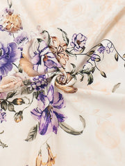 Floral Print Bodycon Maxi Dress with Spaghetti Straps